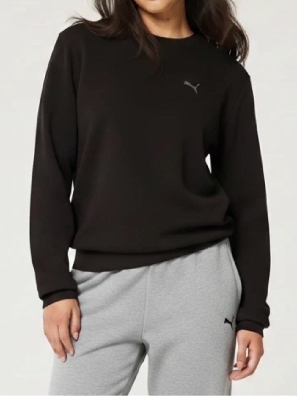 Puma Black Crewneck Sweatshirt